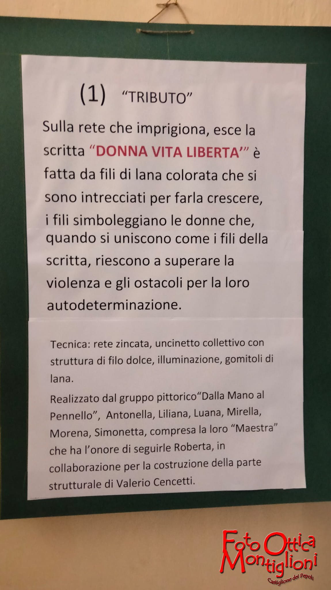 Mostra Donna, Vita, Libertà
