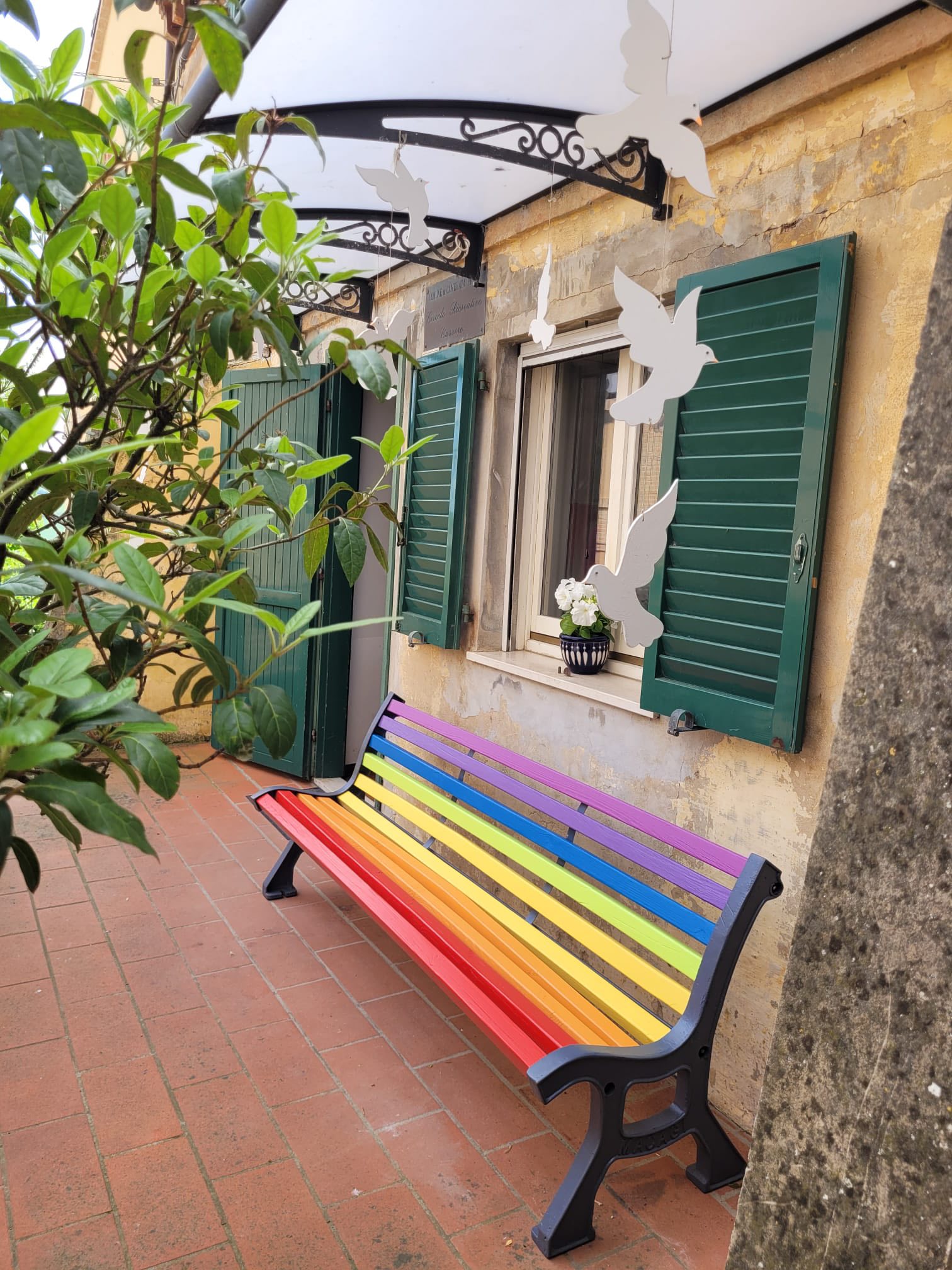 centro anziani cassero panchina della pace