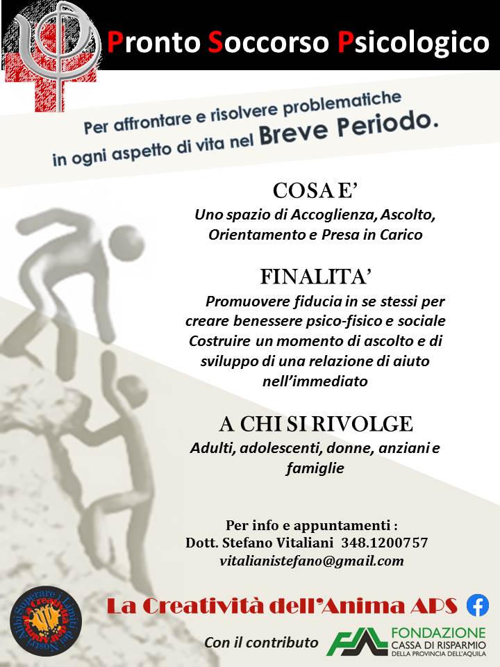 pronto soccorso psicologico