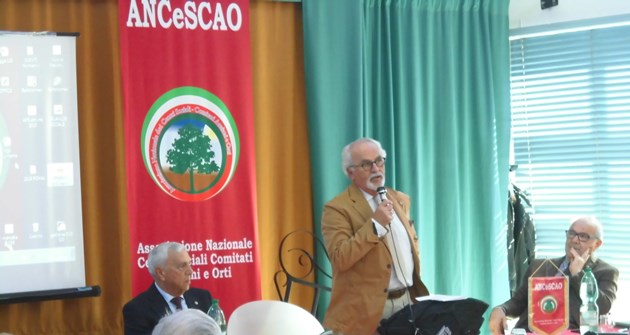 ANCeSCAO Roma Festa provinciale della terza età 2018 -  Il Presidente di ANCeSCAO Nazionale A.P.S. Esarmo Righini