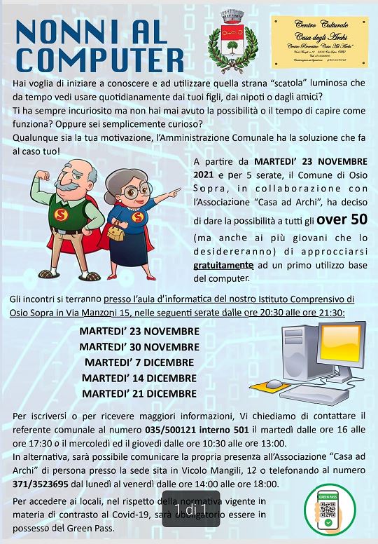 Nonni al computer CS Casa degli Archi