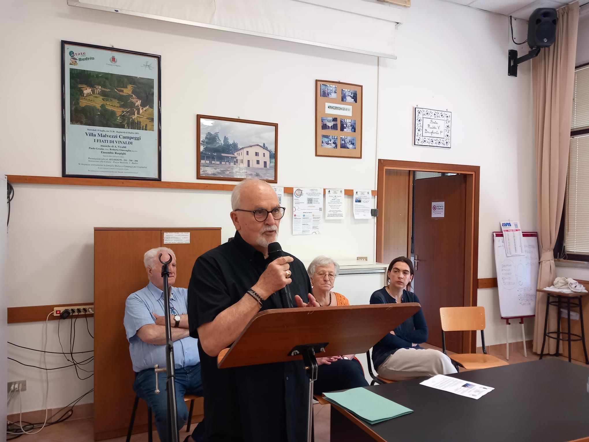 Centro sociale La Magnolia intitolazione sala Rubbi Brighenti