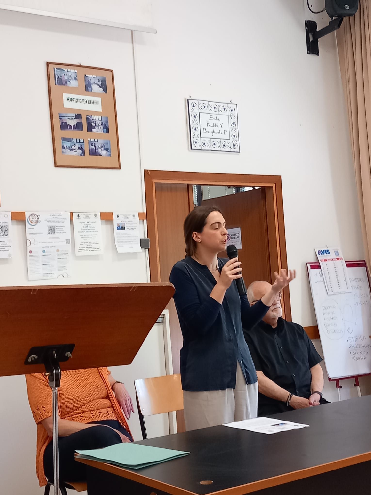 Centro sociale La Magnolia intitolazione sala Rubbi Brighenti